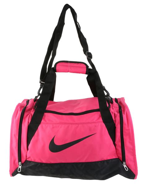 Women's Nike Brasilia 6 Small Duffel Bag Spark Pink 